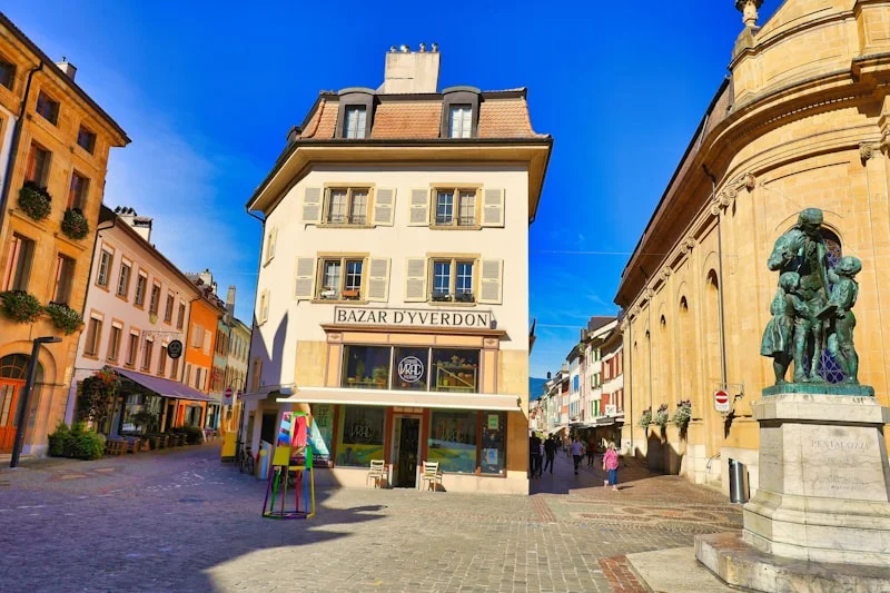 Vue d’Yverdon-les-Bains