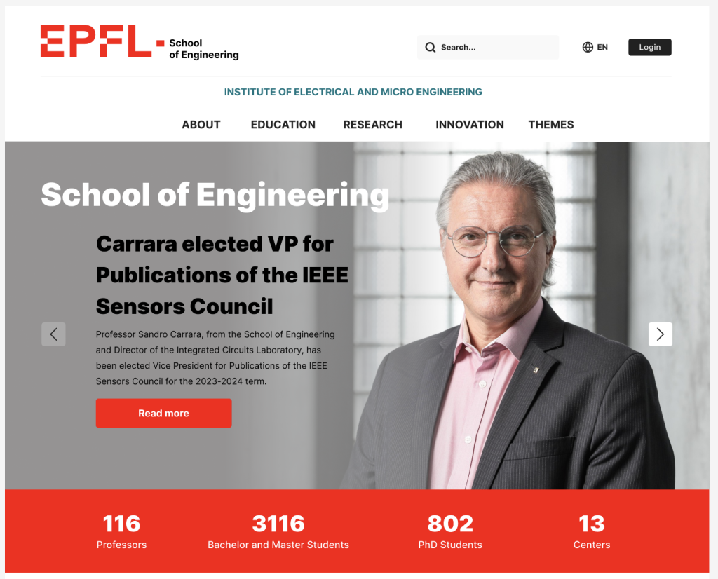 EPFL School of Engineering – Réalisation Smart Impact