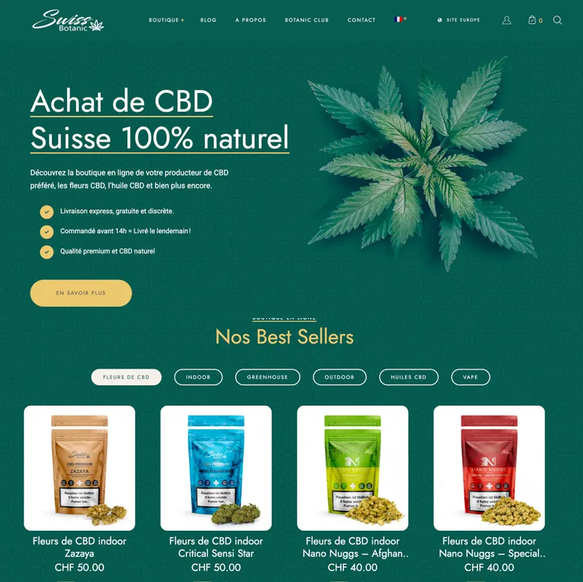 Réalisation Swissbotanic