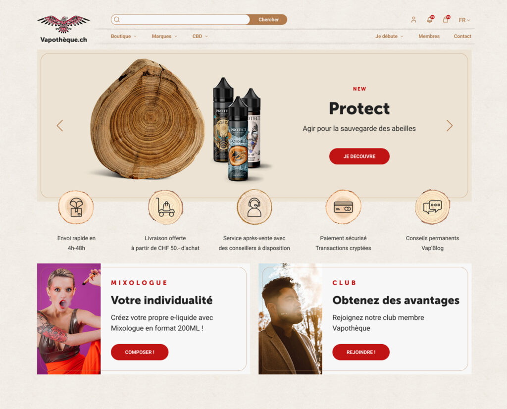 Vapotheque – Réalisation Smart Impact