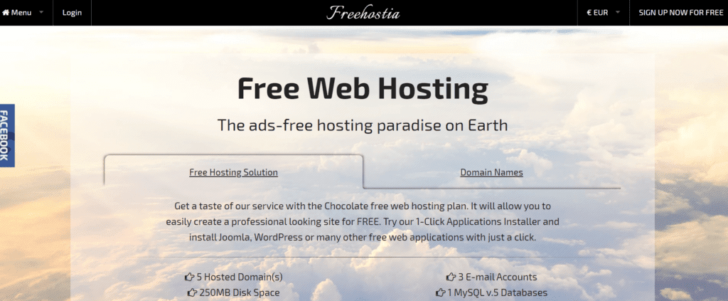 Freehostia hébergement Web gratuit