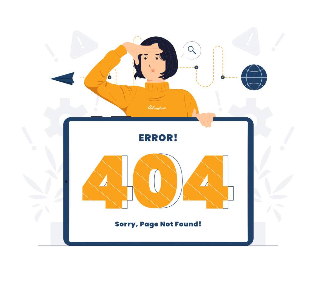 comment fixer une page Error 404